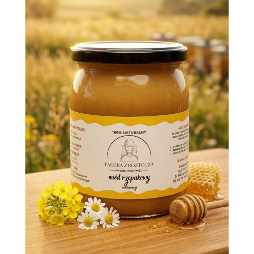Miód Rzepakowy Naturalny 1250g | Osada Zdrowienia