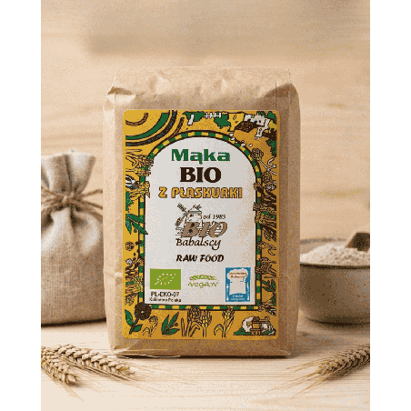 Mąka z Płaskurki BIO 500g | Pradawne Ziarno BioBabalscy | Osada Zdrowienia
